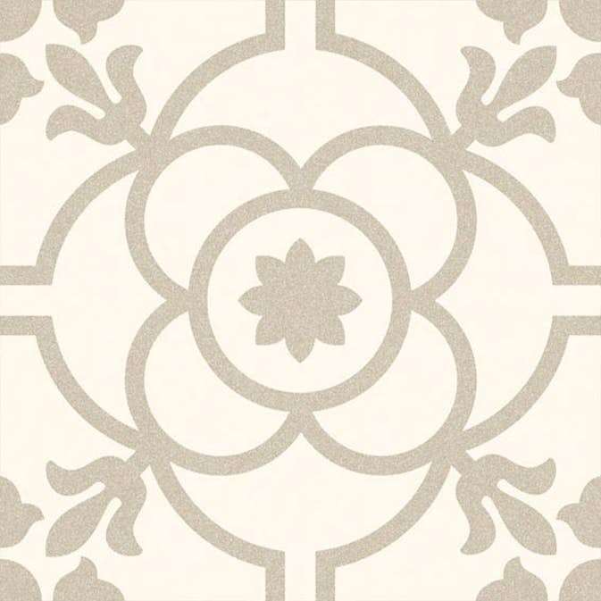 Klinker Tenfors Blomknopp Bone 20x20 cm