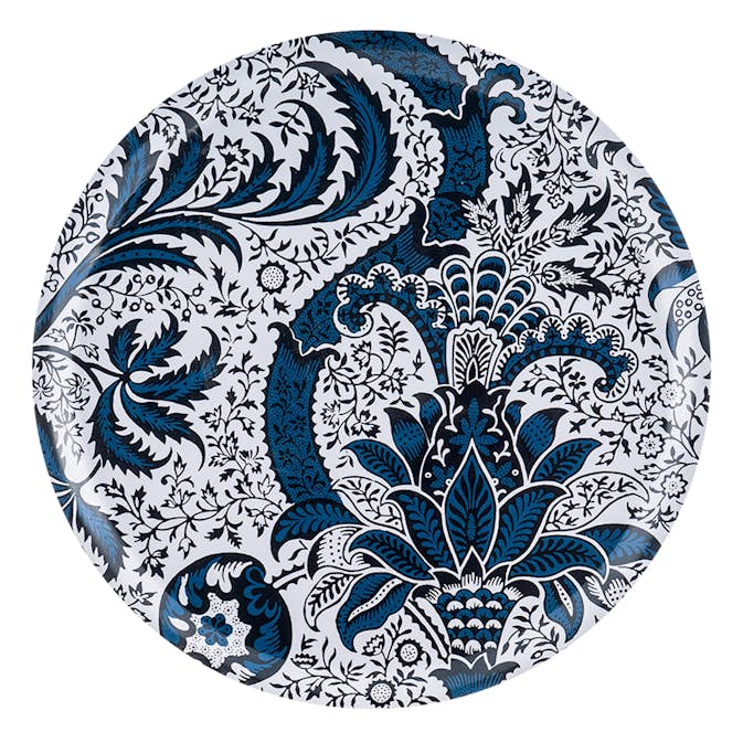 Bricka Åry Trays Indian Indigo Rund