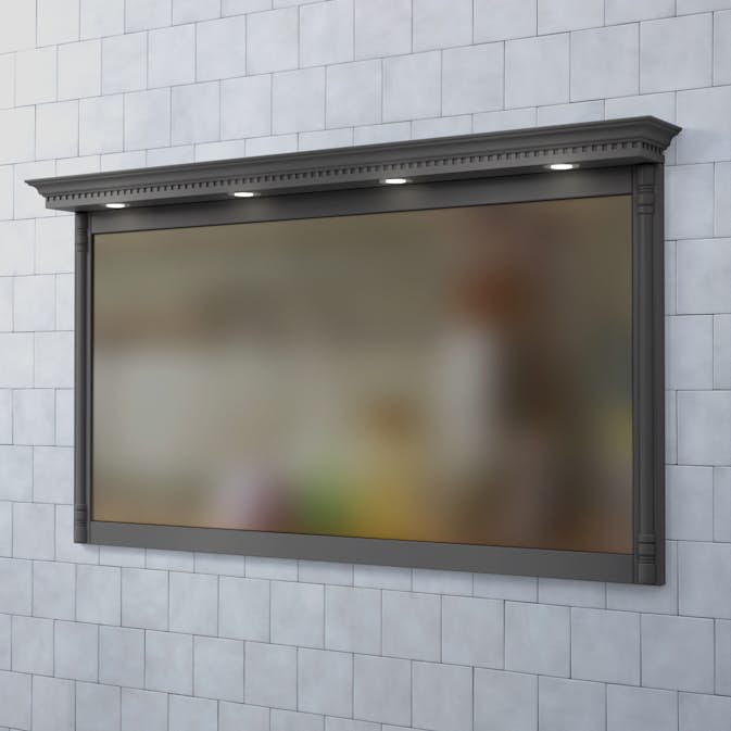 Spegel Björbo Badrum Valhall med Belysning