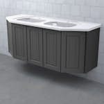 Tvättställsskåp Björbo Badrum Valhall 150 Luckor Dubbel