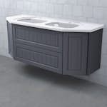 Tvättställsskåp Björbo Badrum Valhall 150 Lådor Dubbel