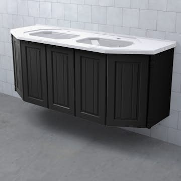 Tvättställsskåp Björbo Badrum Valhall 150 Luckor Dubbel