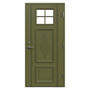 Ytterdörr Leksandsdörren Lisselby Klarglas Eco74 RC2N