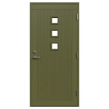 Ytterdörr Leksandsdörren Hälla Klarglas Eco74 RC2N