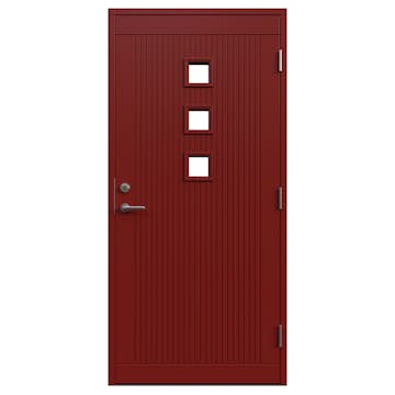 Ytterdörr Leksandsdörren Hälla Klarglas Eco74 RC2N