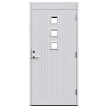 Ytterdörr Leksandsdörren Hälla Klarglas Eco74 RC2N