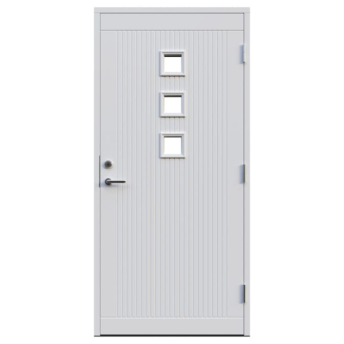 Ytterdörr Leksandsdörren Hälla Klarglas Eco74 RC2N