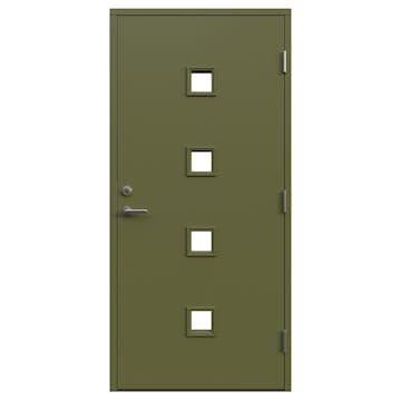 Ytterdörr Leksandsdörren Nålberg Eco74 RC2N