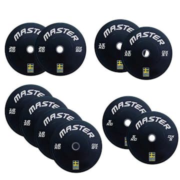 Bumperset Master Fitness 120 kg SkiTeam Viktskiva