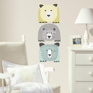 Väggdekor RoomMates Bears Giant