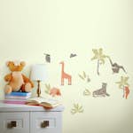 Väggdekor RoomMates Jungle Animals