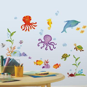 Väggdekor RoomMates Adventures Under the Sea