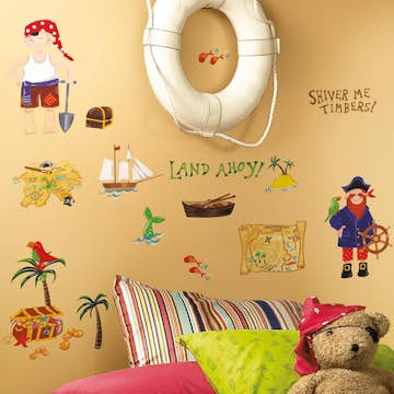 Väggdekor RoomMates Treasure Hunt