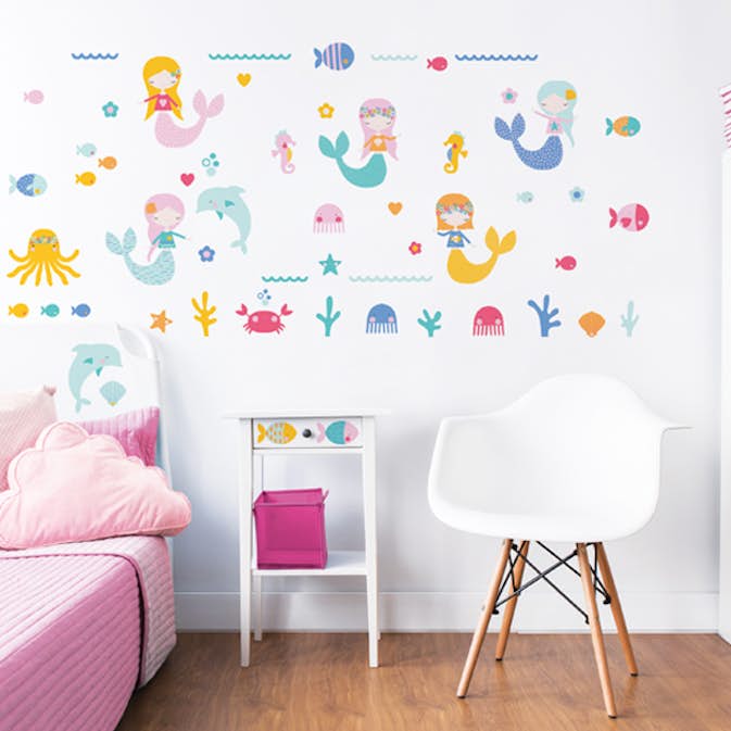 Väggdekor Walltastic Sjöjungfru