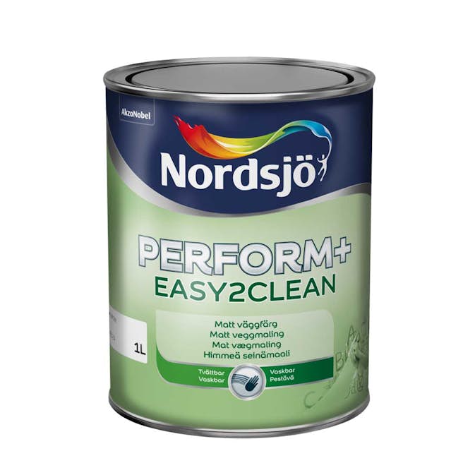 Väggfärg Nordsjö Perform+ Easy2Clean Vit