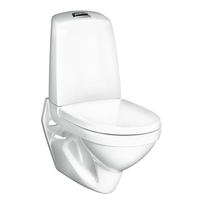 Vägghängd Toalettstol Gustavsberg Nautic 1522 Hygienic Flush