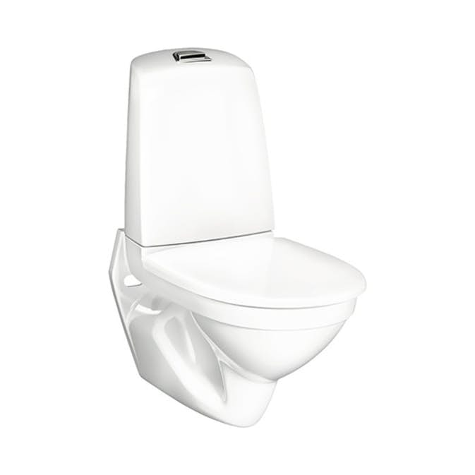 Vägghängd Toalettstol Gustavsberg Nautic 1522 Hygienic Flush