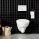 Toalettpaket Hafa Wall med WC-fixtur och Spolplatta