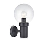 Vägglampa Markslöjd Caris Svart Utebelysning Vägg Metall/Glas