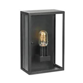 Vägglampa Norlys Lofoten Svart Utebelysning Vägg i Stål