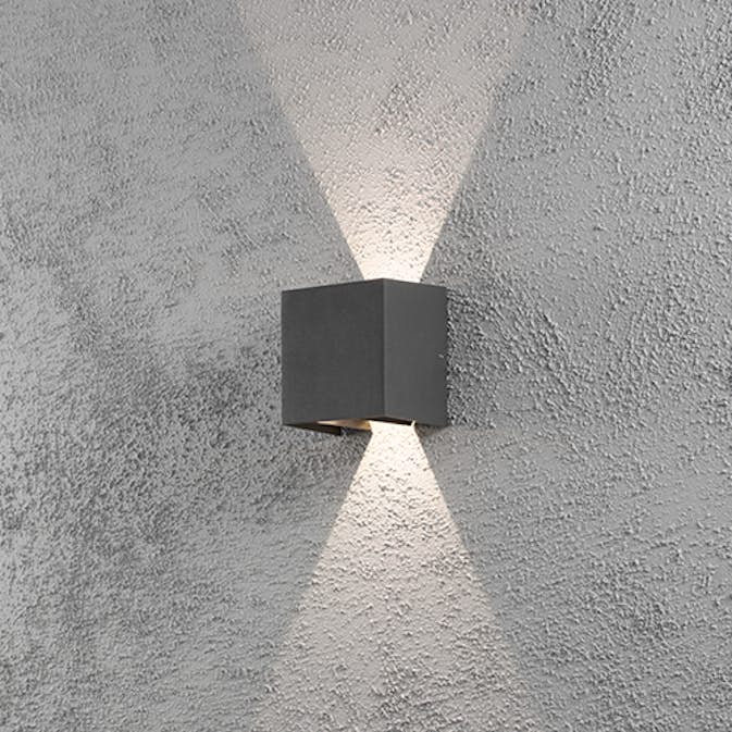 Vägglykta Gnosjö Konstsmide Cremona High Power 2x3W LED