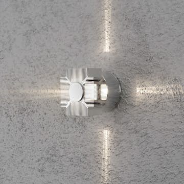 Vägglykta Gnosjö Konstsmide Monza 3W High Power LED Alu