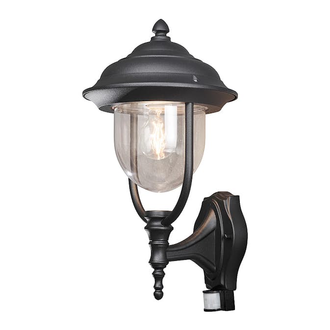 Vägglykta Gnosjö Konstsmide Parma Upp E27 Rörelsevakt