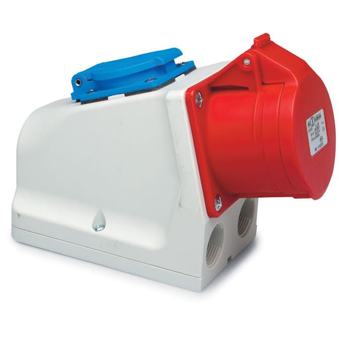 Vägguttag ABL 416-6 Schuko IP44