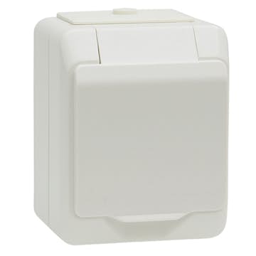 Vägguttag Malmbergs Nordic 1-vägs IP44