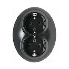 Vägguttag Schneider Electric Renova 2-vägs