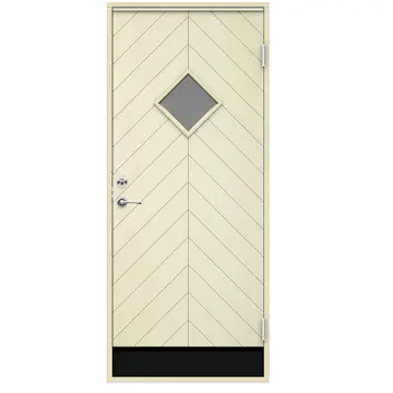 Varmförrådsdörr Swedoor Trysil med Glas