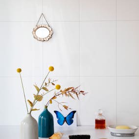 Våtrumsskiva BerryAlloc Wall & Water Vit Snö GF 20x30