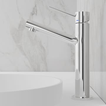 Tvättställsblandare Scandtap Steel Vector Medium