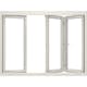 Vikdörrar NorDan uPVC 3-Delad 3-Glas 330/303