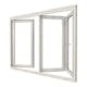 Vikdörrar NorDan uPVC 3-Delad 3-Glas 330/303