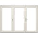 Vikdörrar NorDan uPVC 3-Delad 3-Glas 330/303