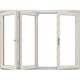Vikdörrar NorDan uPVC 3-Delad 3-Glas 330/303