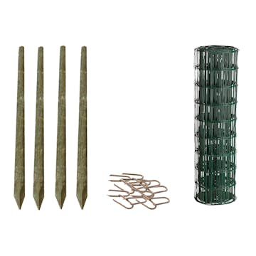 Villastängsel HORTUS Grön Lyx Komplett Set