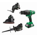 4-I-1 Verktyg Voltgear Plus 20V Med 2Ah Batteri & Laddare