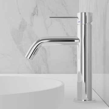 Tvättställsblandare Scandtap Steel Voyage Medium