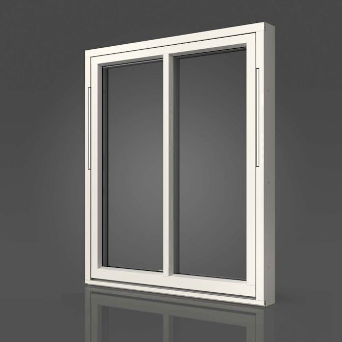 Vridfönster Elitfönster Original Alu 100 3-Glas Bågpost Lagerfört