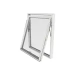 Vridfönster Outline 3-Glas Trä