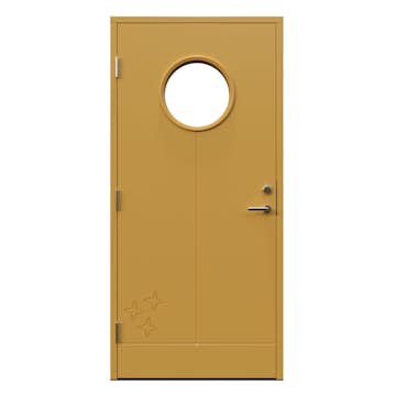 Ytterdörr Leksandsdörren Berg Eco74 RC2N