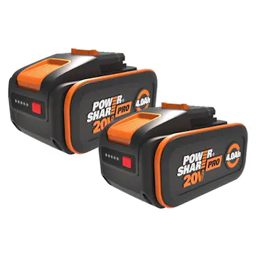 Batteri Worx WA3644.2 20V 4.0Ah 2-Pack