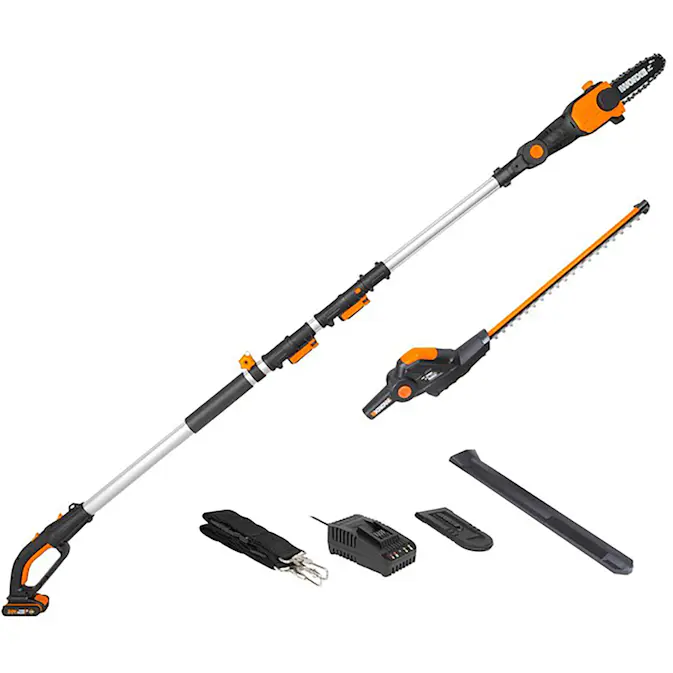 Stångsåg Worx WG908E 20V Kombokit Med Stånghäcksax