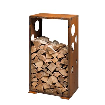 Vedförvaring GrillSymbol Cortenstål Woodstock M