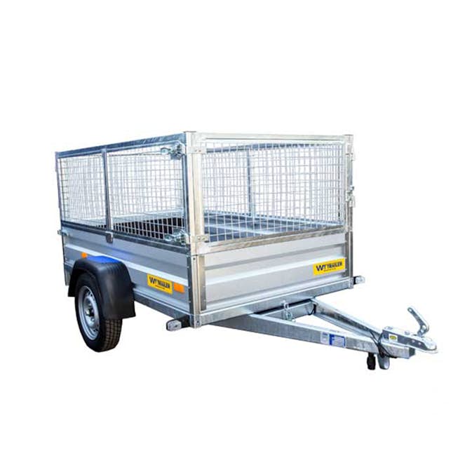Släpvagn WT Trailer Standard 240 Med Gallergrindar