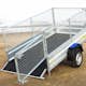 Släpvagn WT Trailer Standard 240 Med Gallergrindar