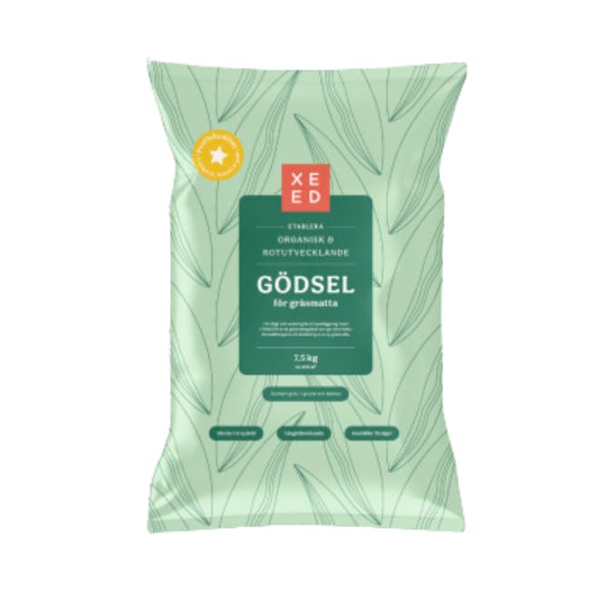 Gräsgödsel Xeed Organiskt Etablera 7,5 kg