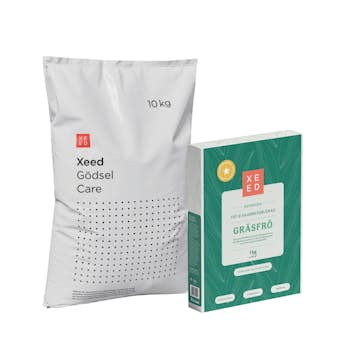 Gödsel Xeed Höstpaket Med Gräsfrö Organiskt 350 kvm